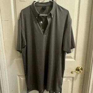 Men’s Gray Dunning Golf Shirt Large